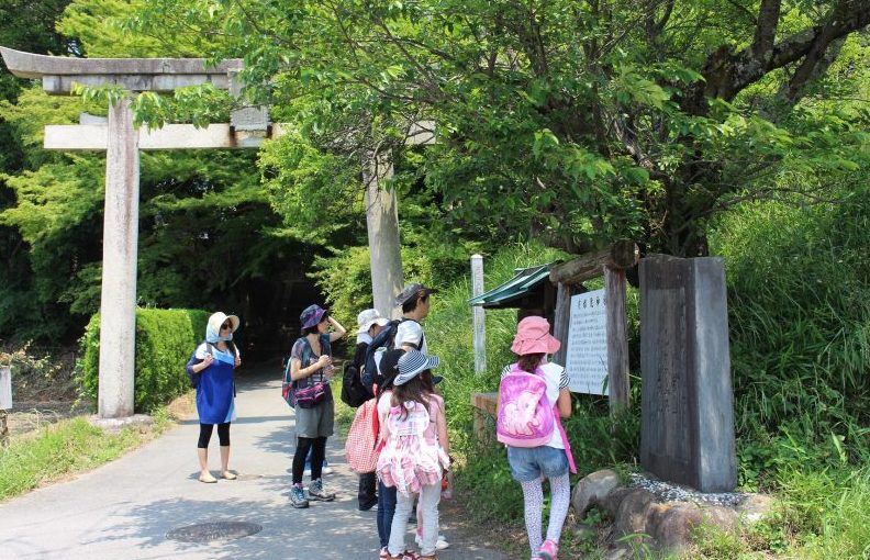 山野辺の道をスクールのイベントで歩きました